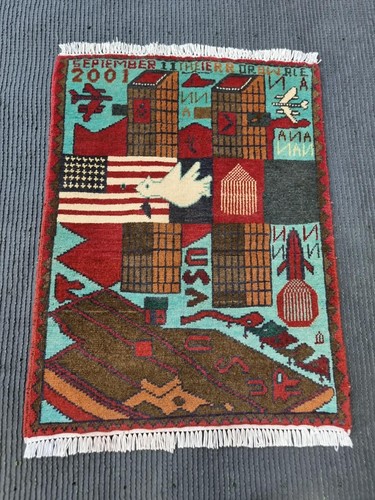 Afghan hand war rug - hand,
