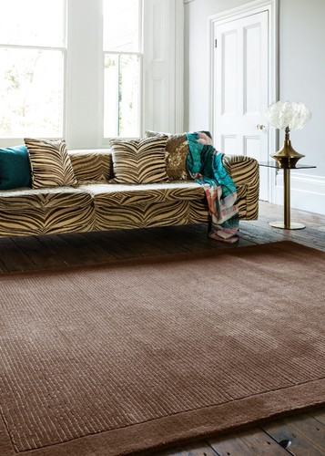 York rug chocolate - york, 100%
