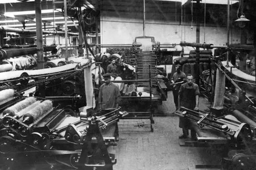 Carpet making factory 1926 - , 4x6