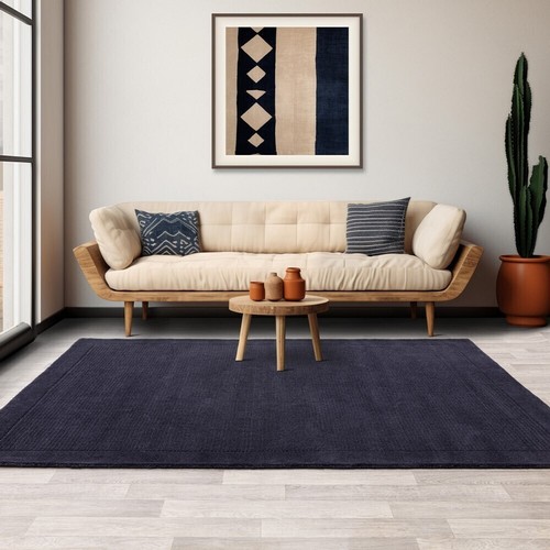 York rug navy blue - navy,