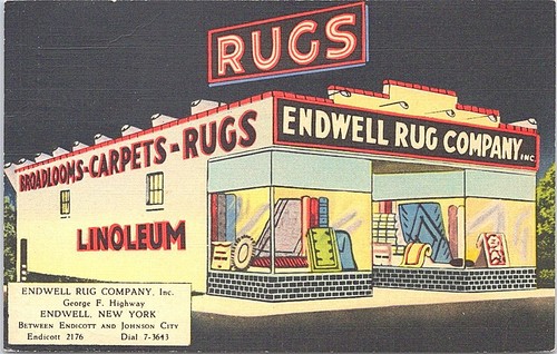 Linen advertising endwell rug - linen,