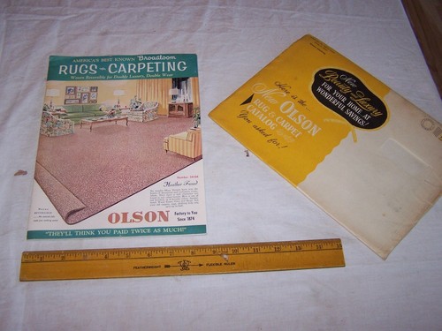 1962 olson rugs carpet - olson,