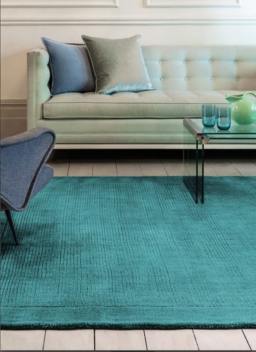 York rug teal 100 - rug,