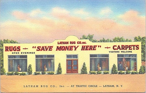 Linen post card - post,